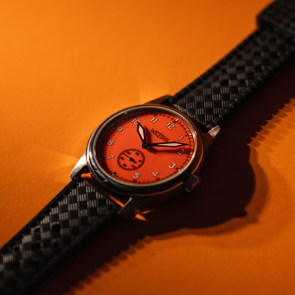 *Limited Edition* 38mm Standard Issue Field Watch: Tangerine Dial