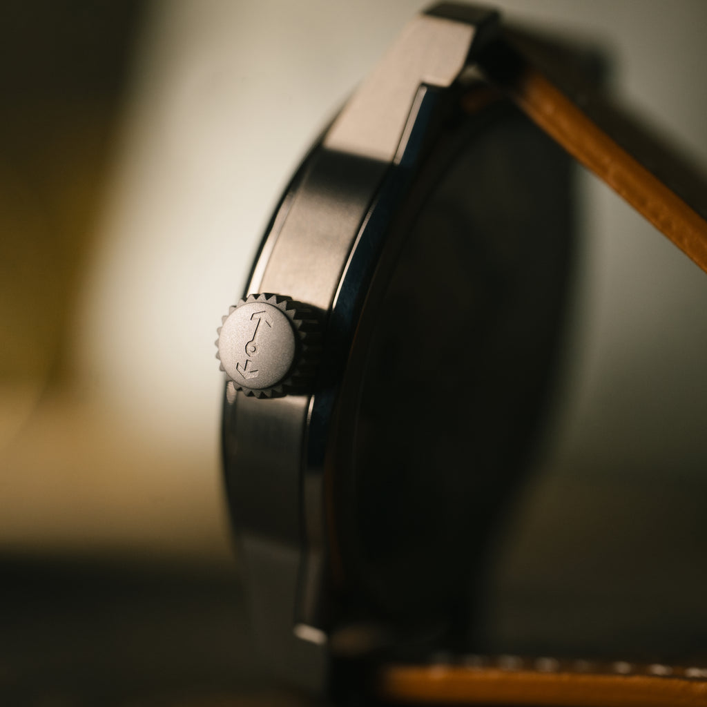 *Limited Edition* Titanium 42mm Standard Issue Field Watch: Textured British Racing Green