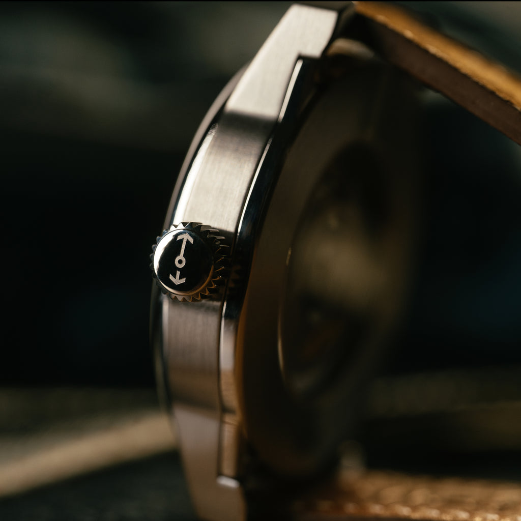 *Limited Edition* 42mm Automatic Standard Issue Field Watch with Date: Textured Denim Dial