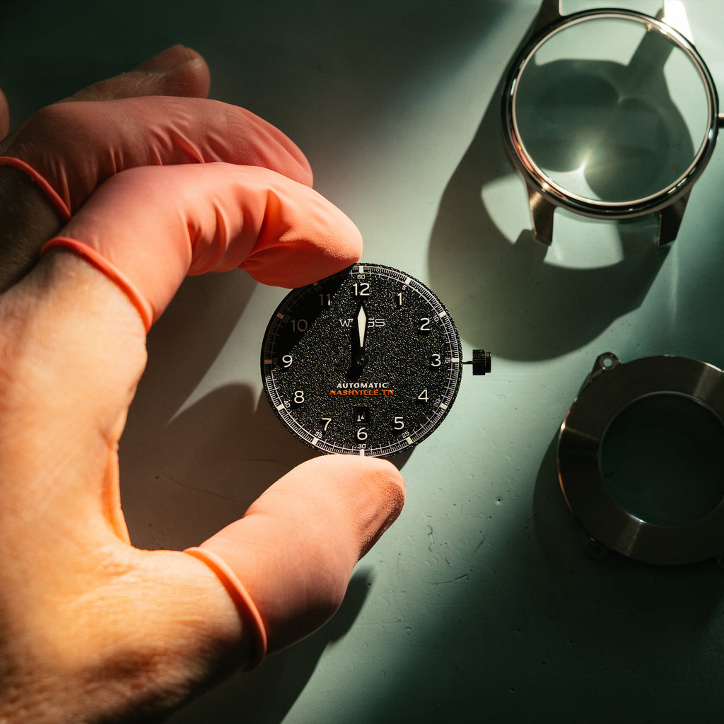 *Limited Edition* 42mm Automatic Standard Issue Field Watch with Date: Textured Black Dial