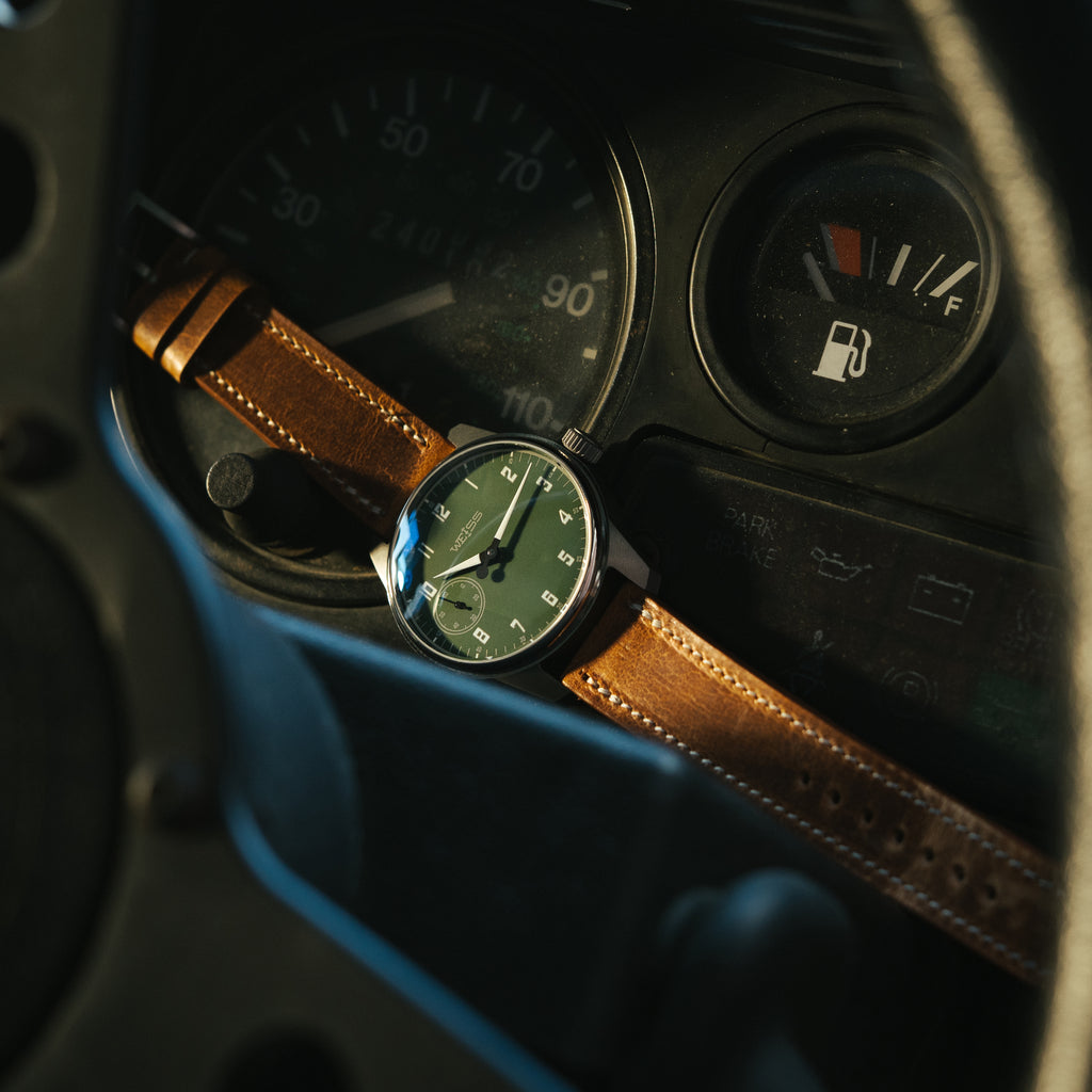 *Limited Edition* Titanium Gauge Series 42mm Standard Issue Field Watch: Bronze Green