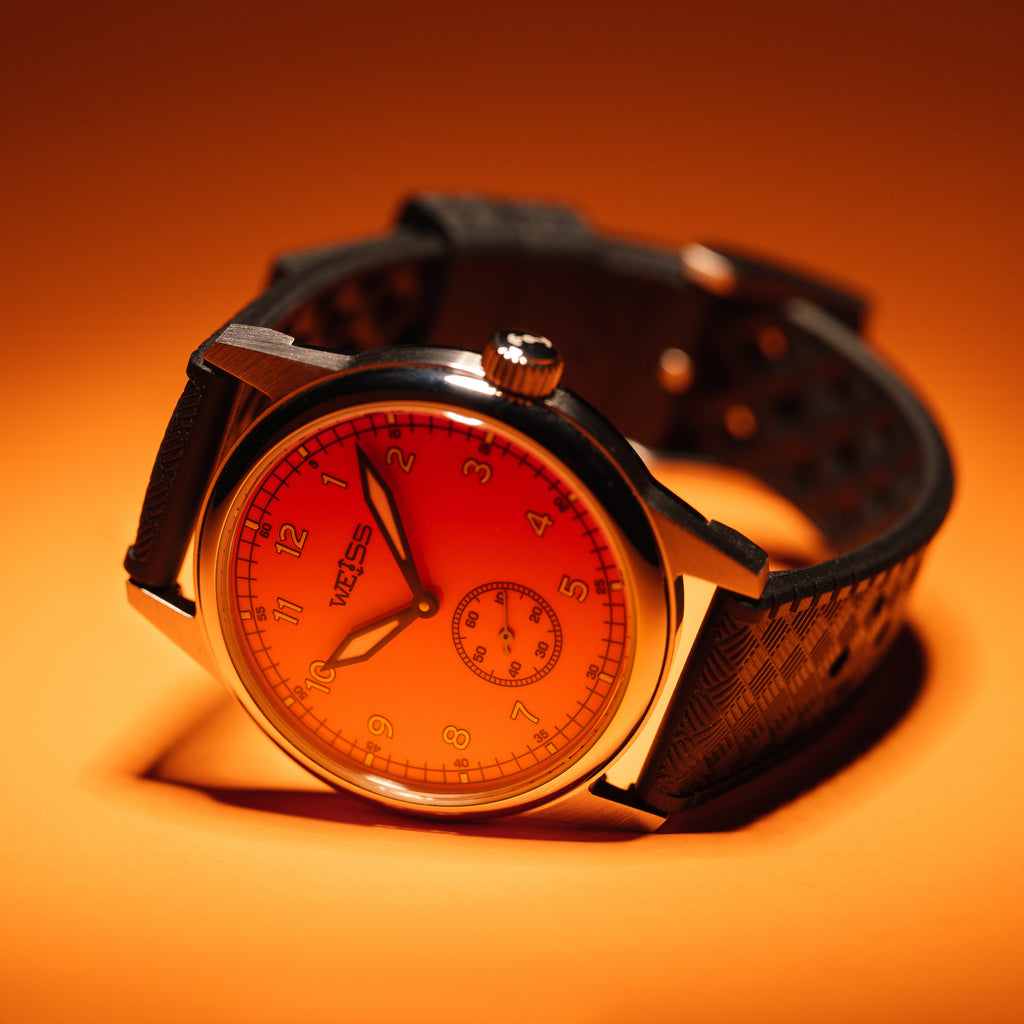 *Limited Edition* 38mm Standard Issue Field Watch: Tangerine Dial