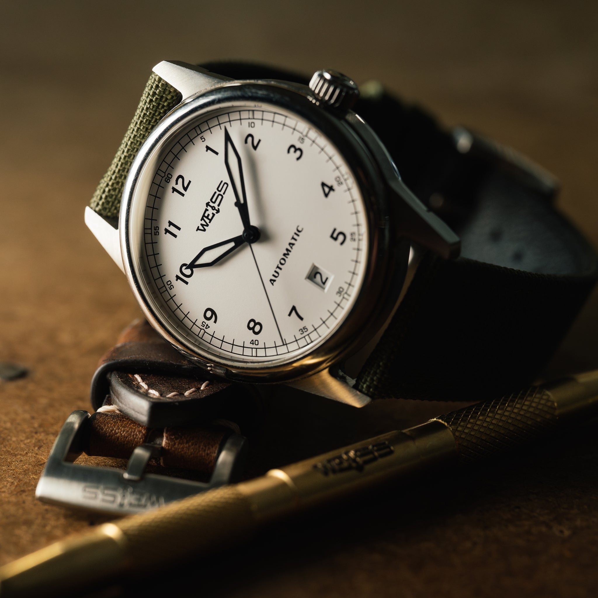 38mm Automatic Standard Issue Field Watch with Date Set