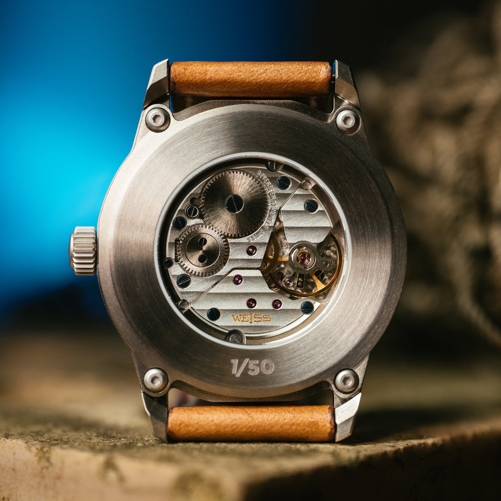 *Limited Edition* Titanium 38mm Standard Issue Field Watch: Pacific Blue