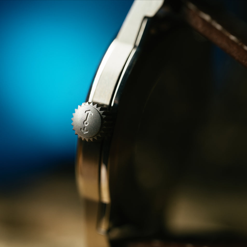 *Limited Edition* Titanium 38mm Standard Issue Field Watch: Pacific Blue
