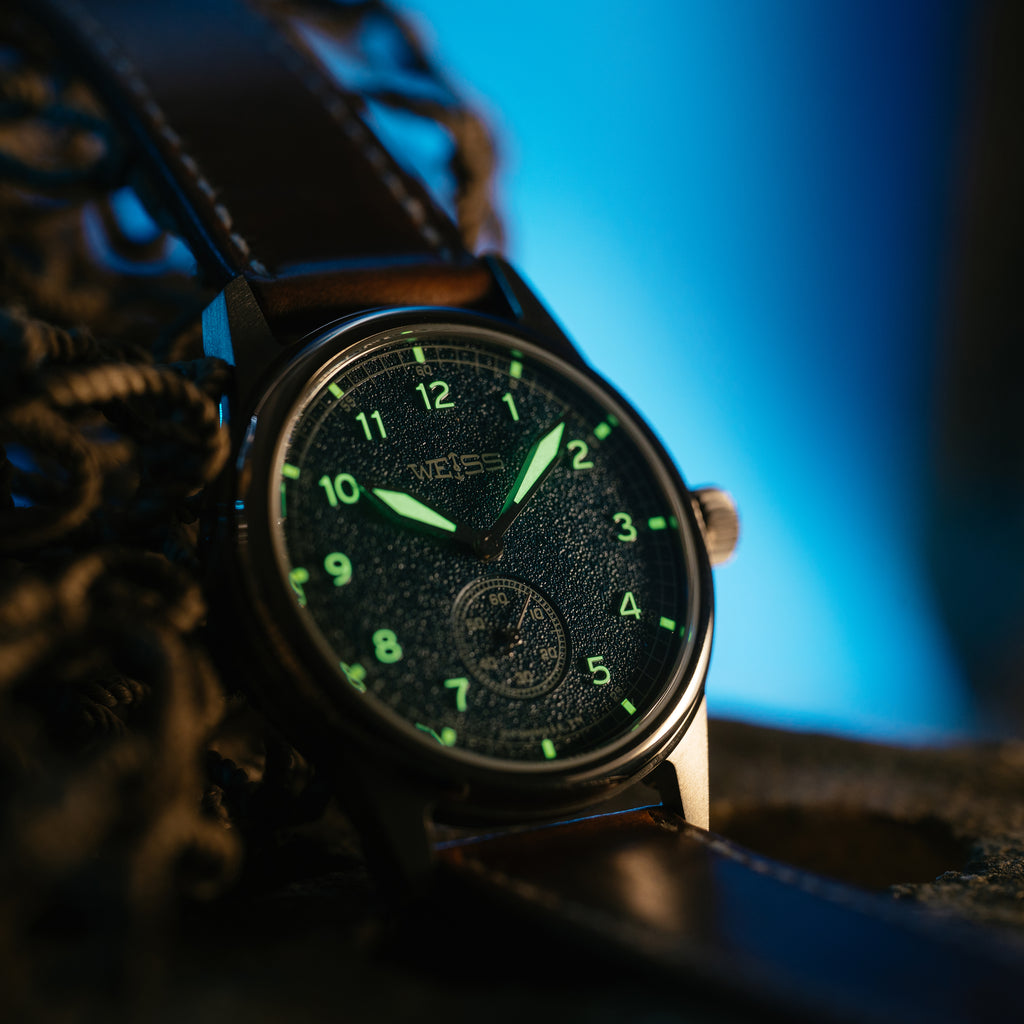 *Limited Edition* Titanium 38mm Standard Issue Field Watch: Pacific Blue