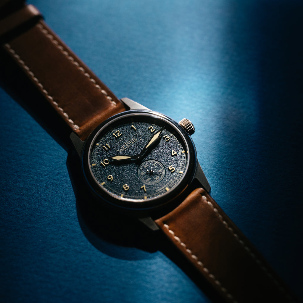 *Limited Edition* Titanium 38mm Standard Issue Field Watch: Pacific Blue