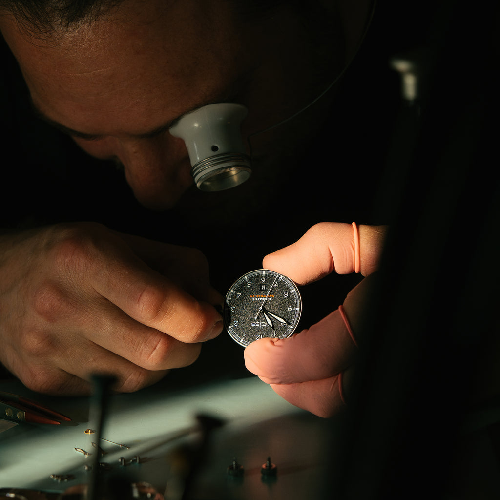 *Limited Edition* 42mm Automatic Standard Issue Field Watch with Date: Textured Black Dial