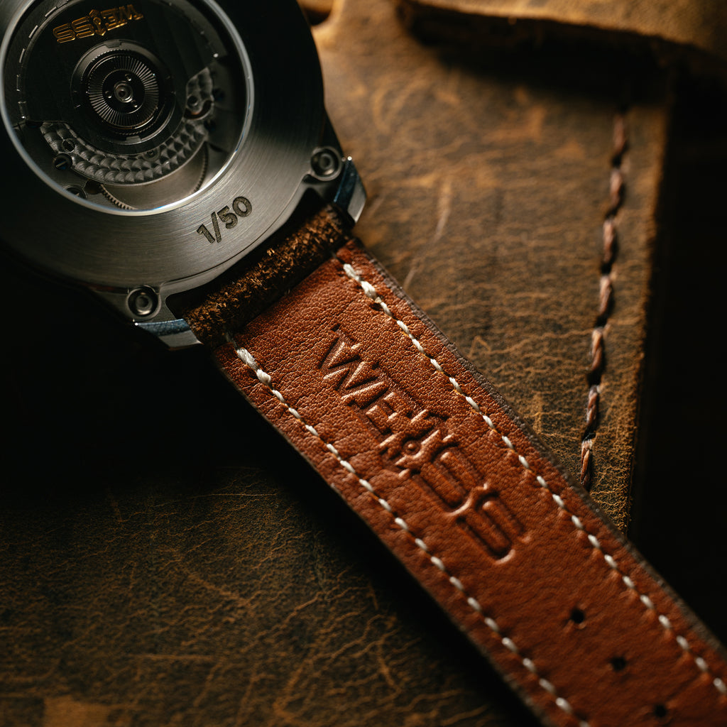*Limited Edition* 42mm Automatic Standard Issue Field Watch with Date: Textured White Dial