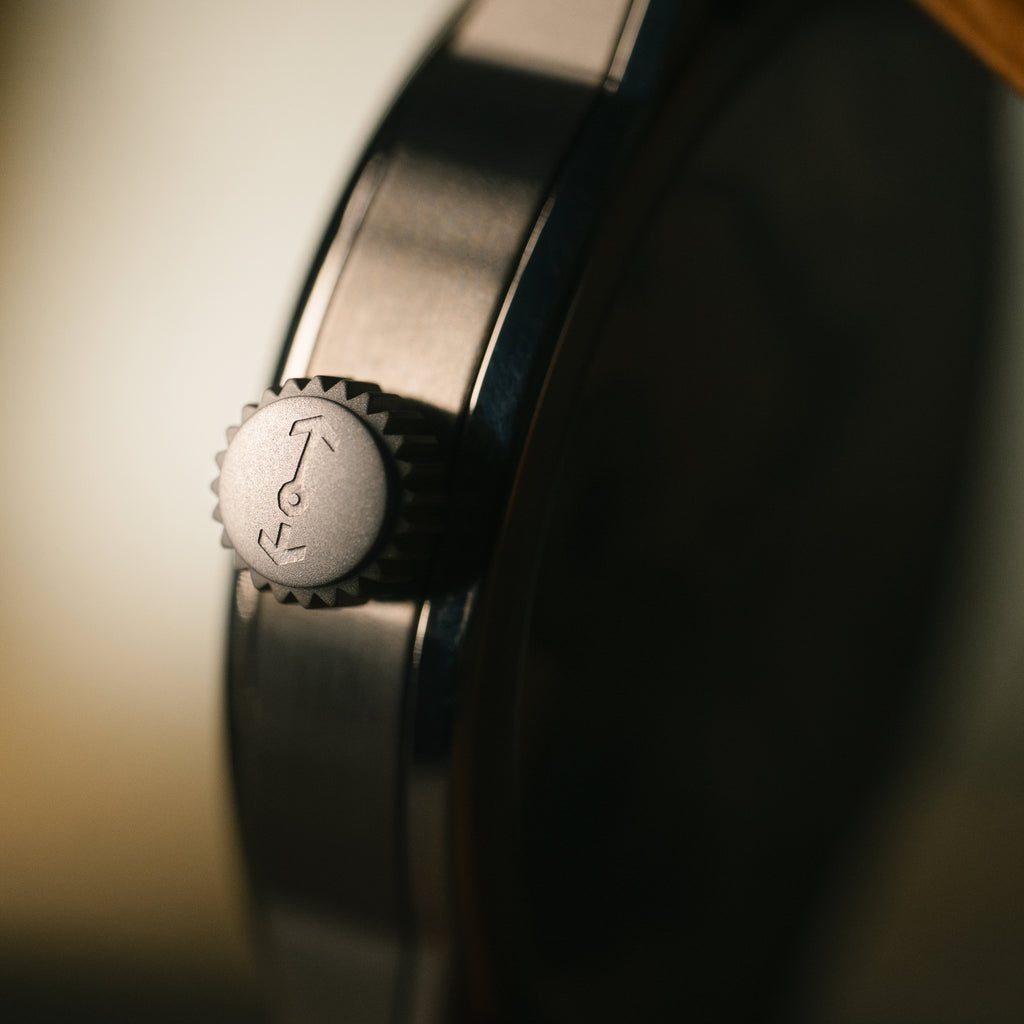 *Limited Edition* Titanium 42mm Standard Issue Field Watch: Textured British Racing Green