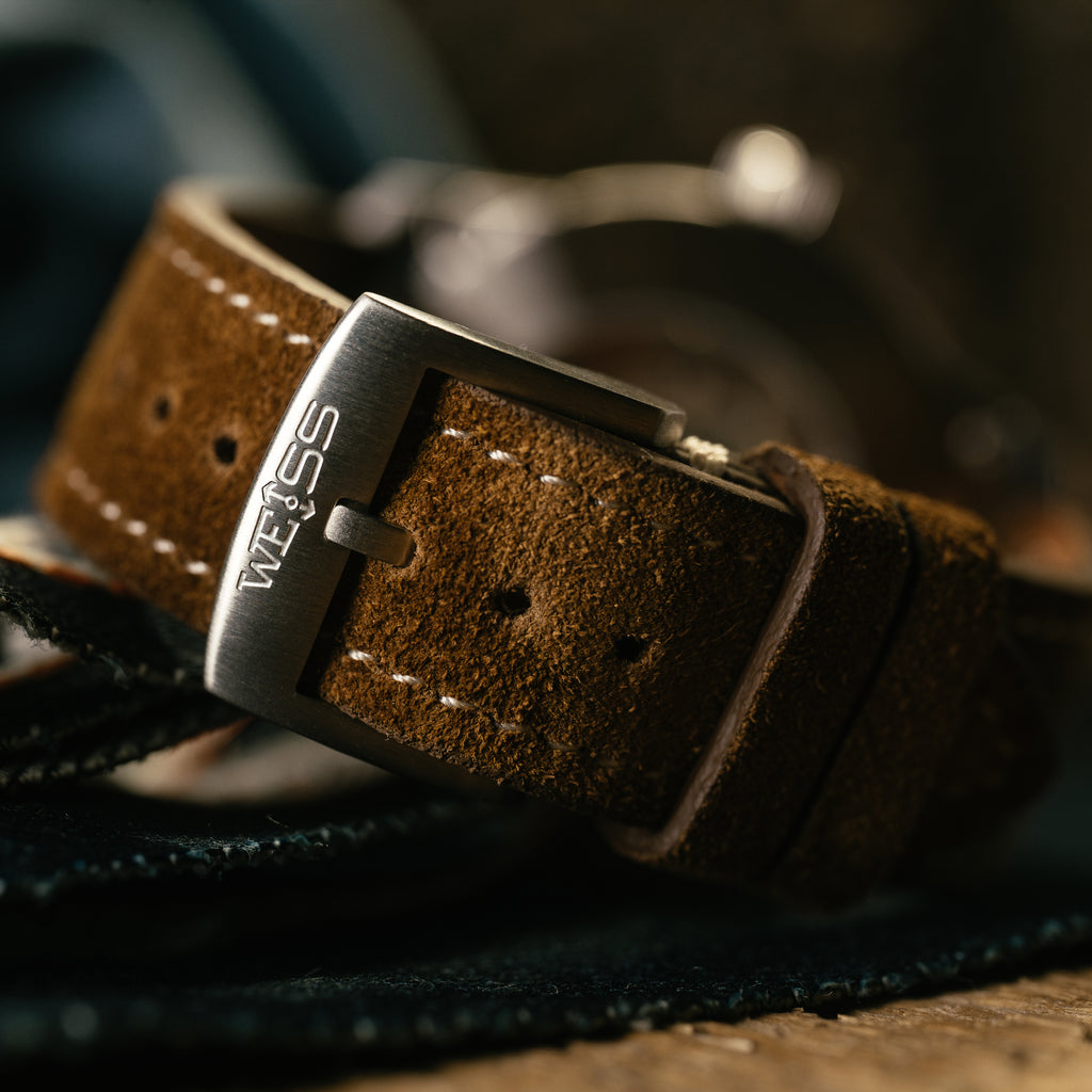 *Limited Edition* 42mm Automatic Standard Issue Field Watch with Date: Textured Denim Dial